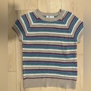 Amour Vert Multicolor Crochet Top